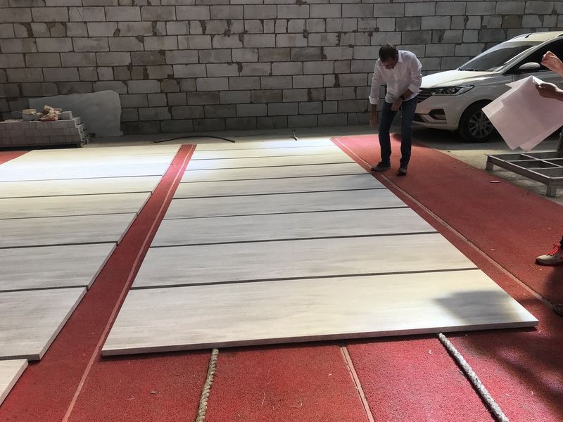 Grade A Wood White Marble