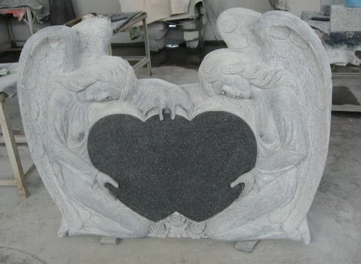 G654 granite heart monument