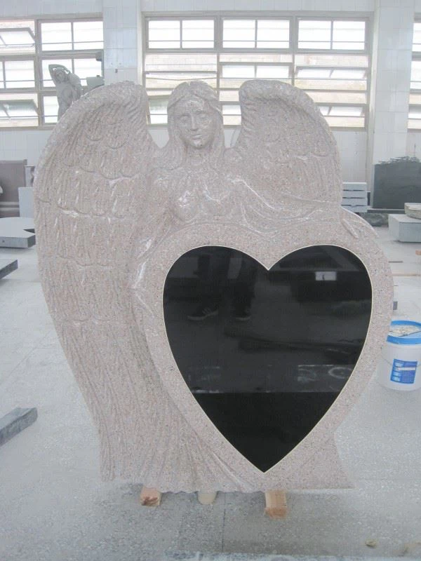G681 granite heart monument 3