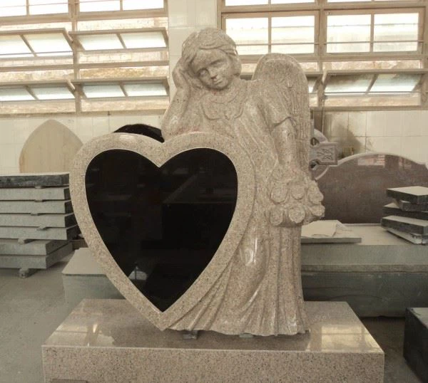 G681 granite heart monument