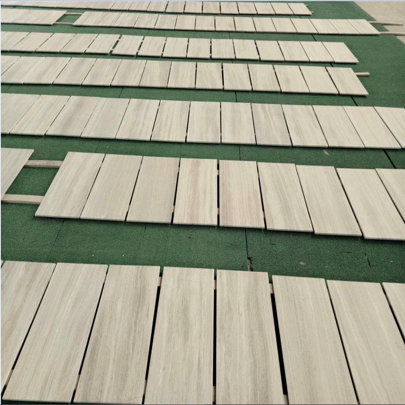white wooden marble tiles