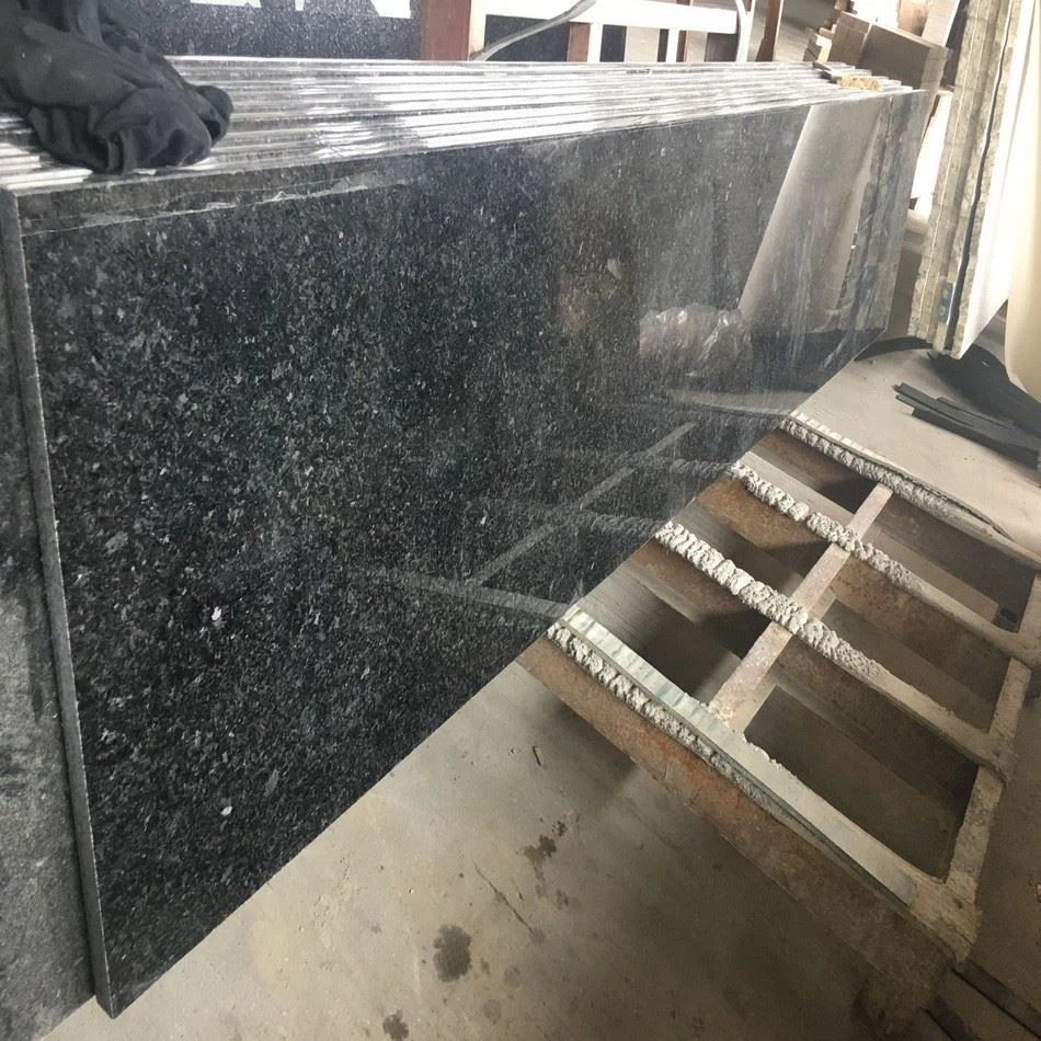 Angola Black Granite Slab