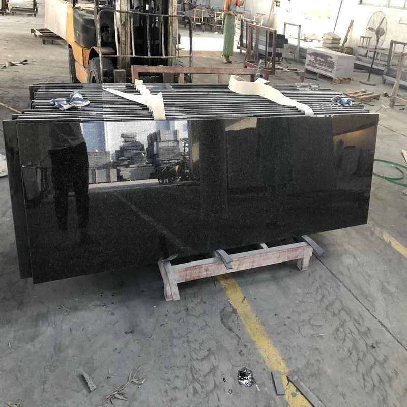 black granite countertops