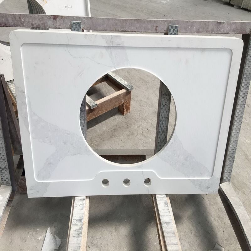 calacatta white quartz