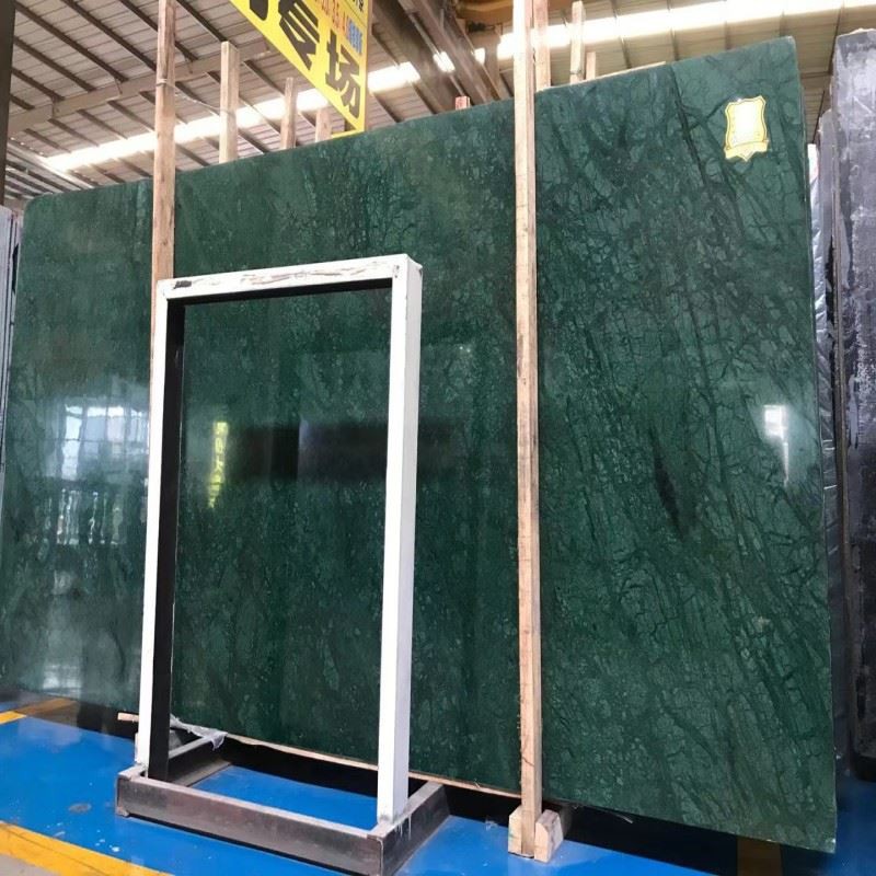 Indian Dark Green Marble Slab