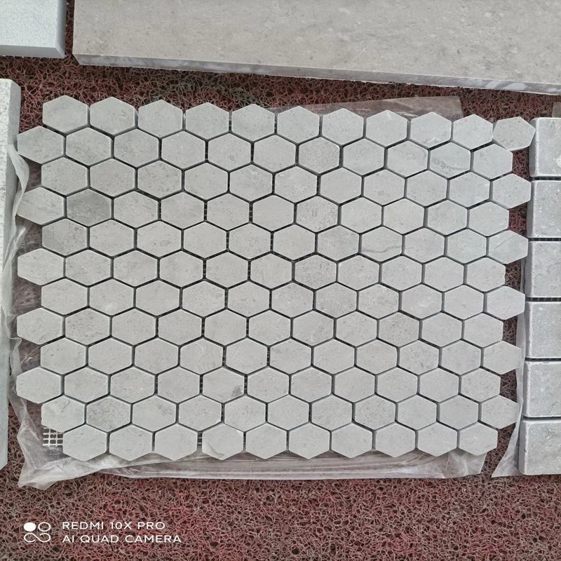 Marble Linear Strips Mosaic Marble Linear Strips Mosaic
