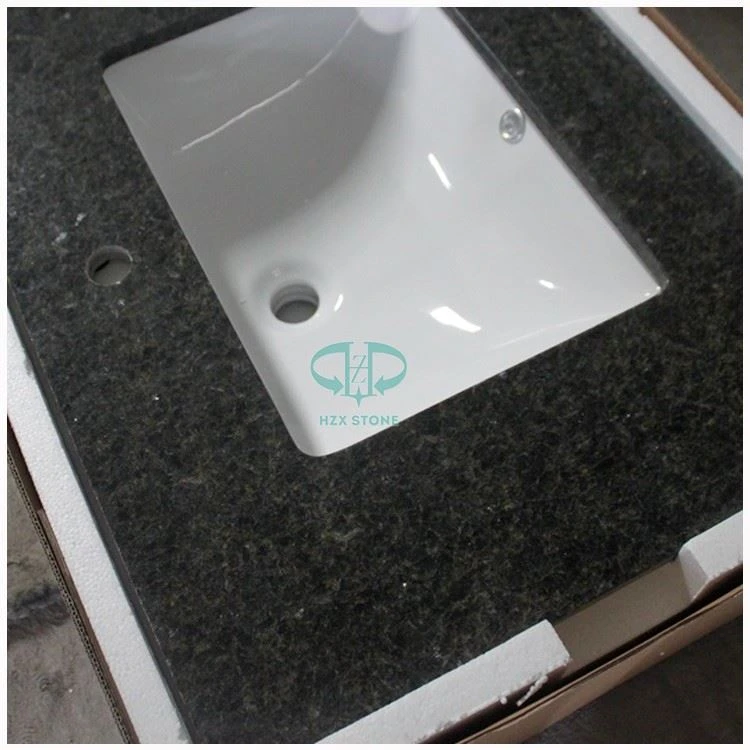 Uba Tuba Green Granite Bathroom Countertops