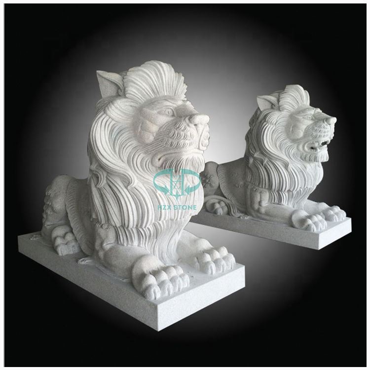 Granite Lion Sculpture