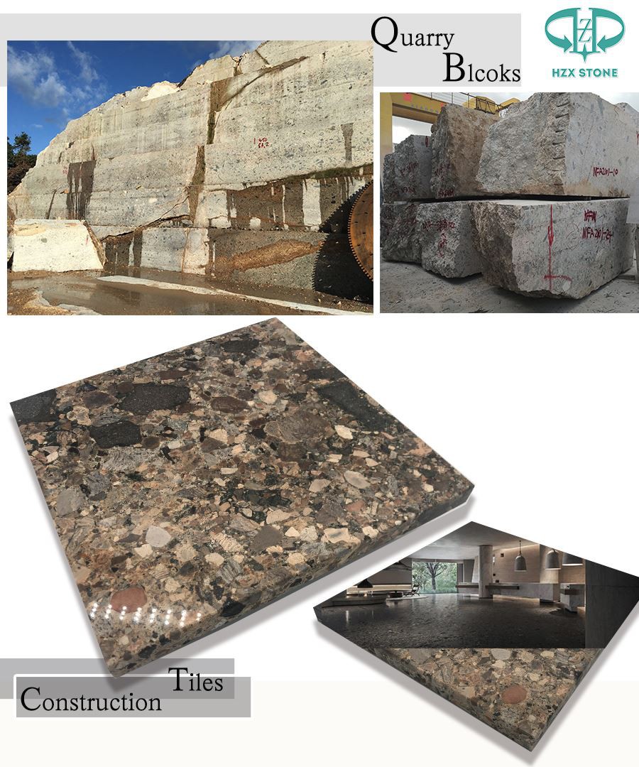 Cafe Melange Brown Marble Quarry and Tiles