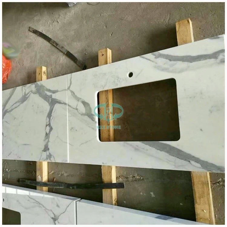 Calacatta Marble Kitchen Countertop