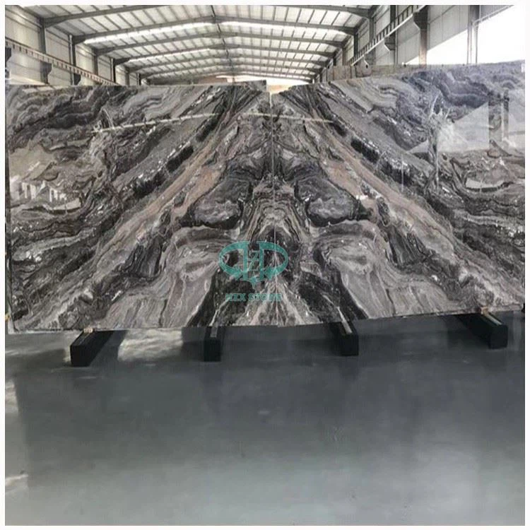 Venice Brown Marble Slab For Stair Treads