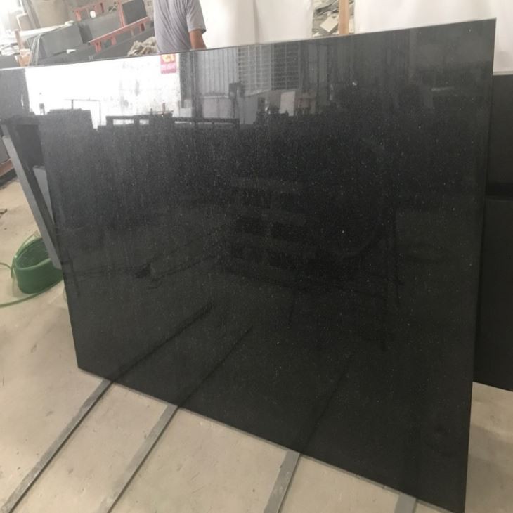 Black Galaxy Granite Slab