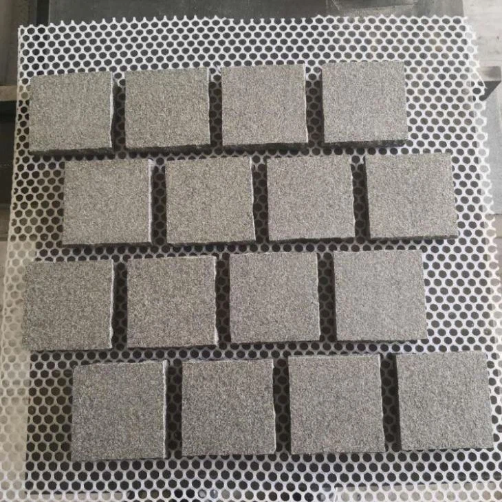 Black paver stone