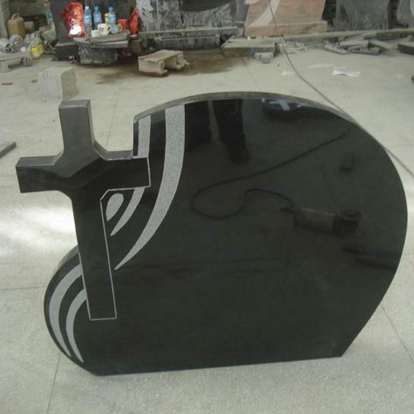 Black Granite Headstone