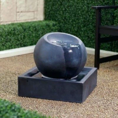 beautiful stone fountain