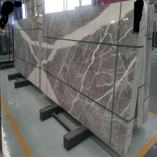 Casual Gray Marble Slab
