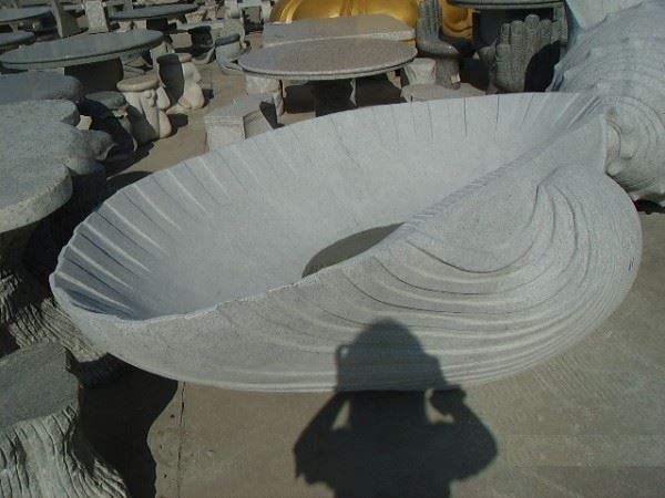 G603 Granite Shell Sculpture
