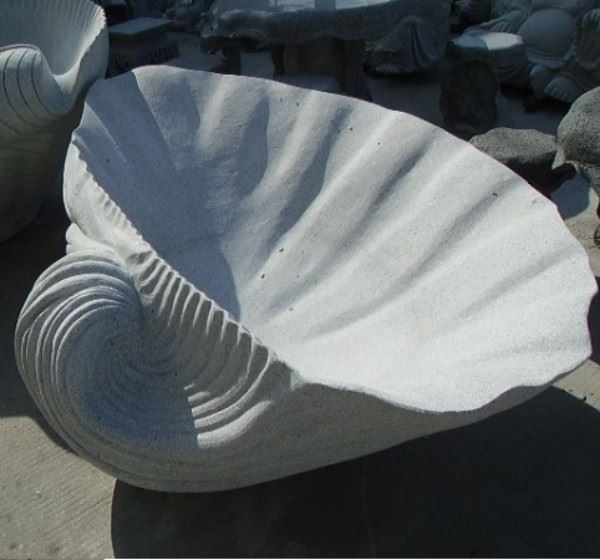 G603 Granite Shell Sculpture