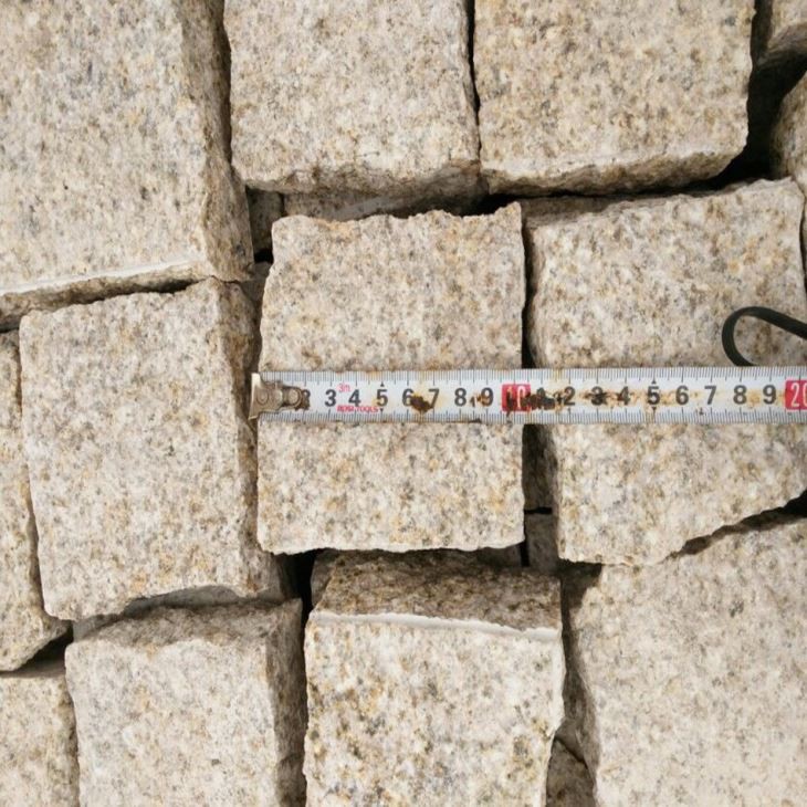yellow granite paver