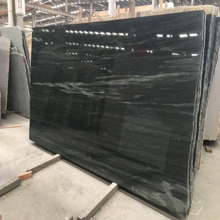 green galaxy granite slab