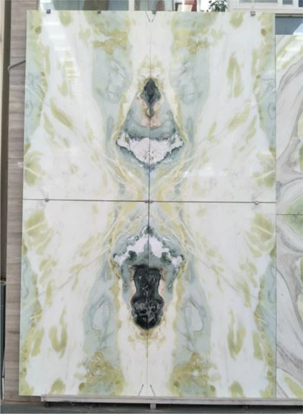Fairy Green Marble--Bookmatch--A style