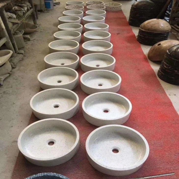 Grey Terrazzo Stone Sink