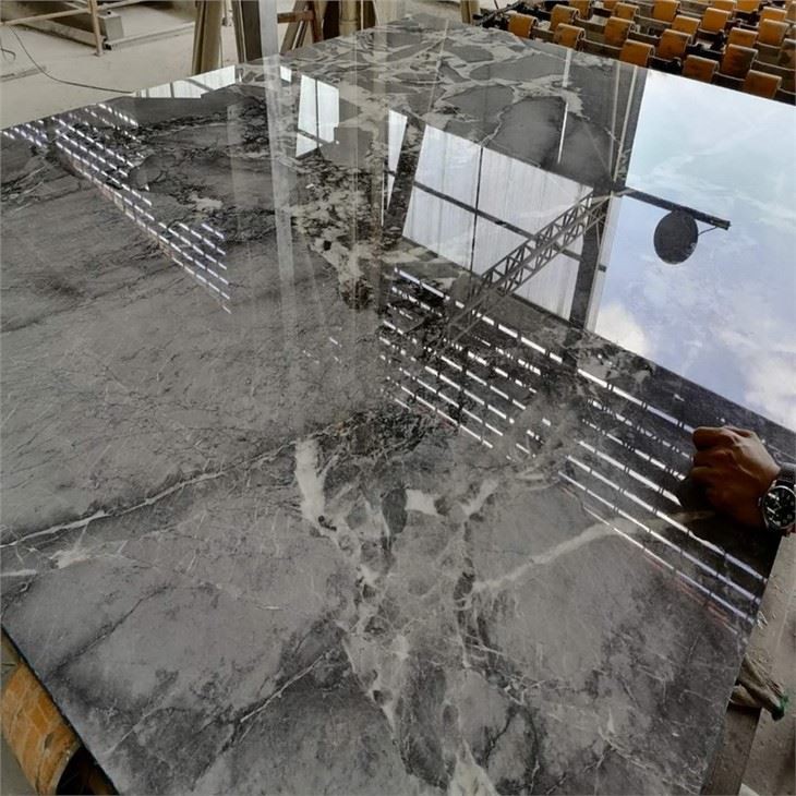 Polished Grey Marble for Flooring Tile