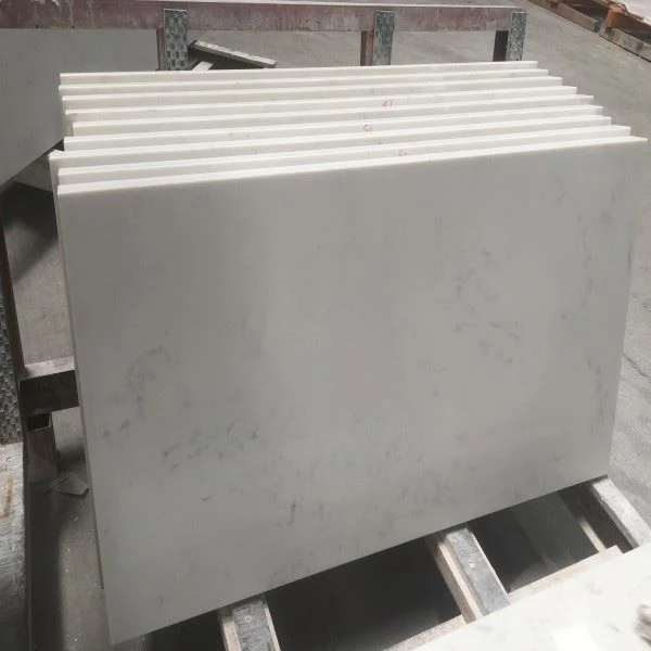 Pure White Quartz Stone Tiles