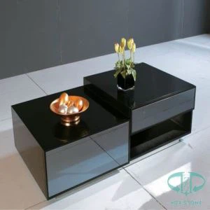Black Nano Glass Table Top