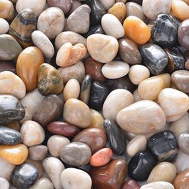 Mixed Colorful Pebble Stone