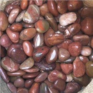 Polished Red Pebble Stone