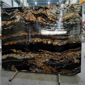Portoro Gold Marble Slab