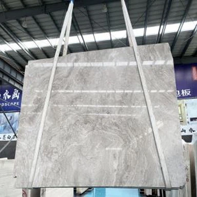 White Wooden Cross-Cut Slab