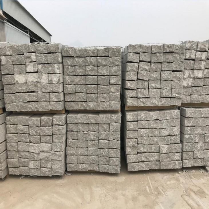 grey granite curbstone