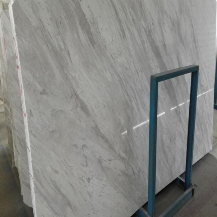 Volakas White Marble polished slab