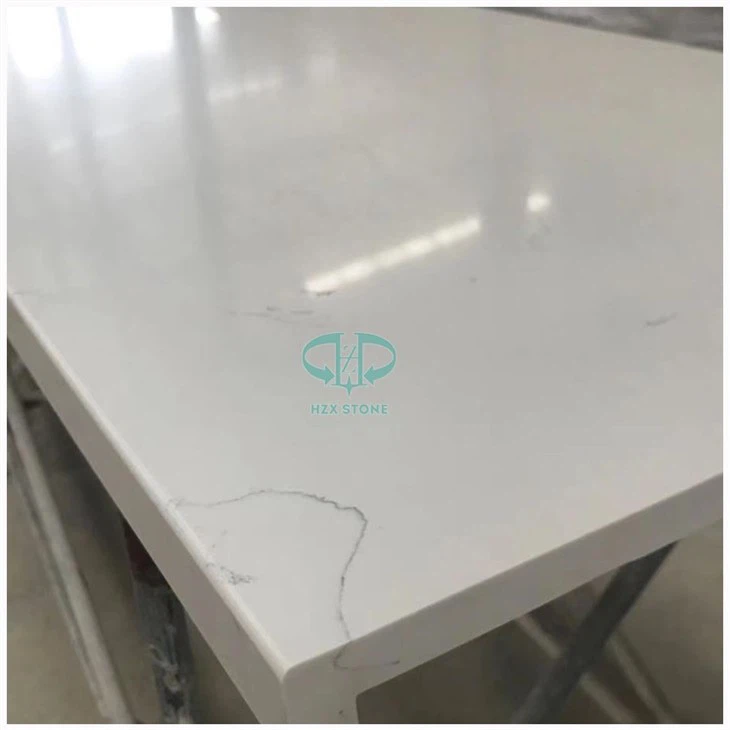 Bianco Carrara Quartz Kitchen Countertop