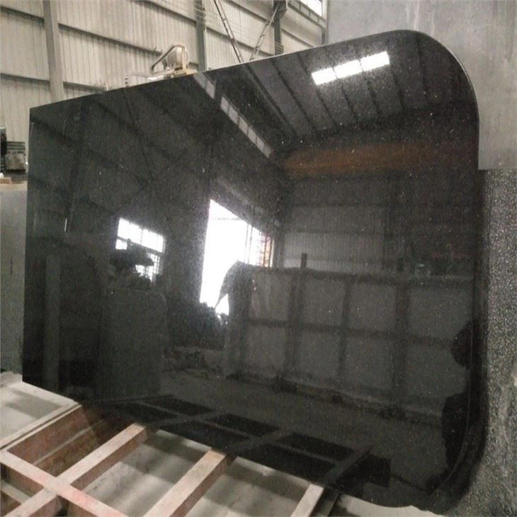 black galaxy granite tile 18x18