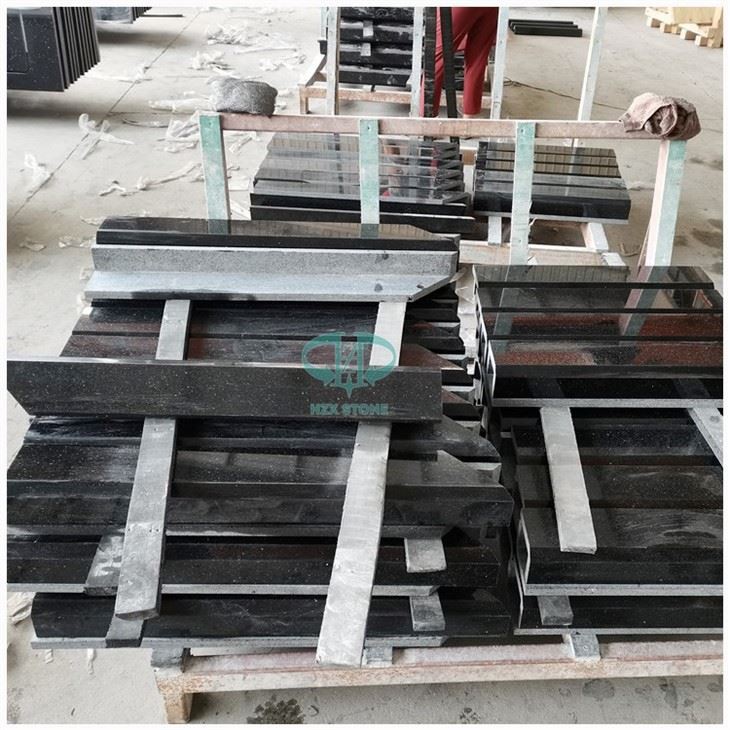 Black Galaxy Granite Wall Skirting Tiles
