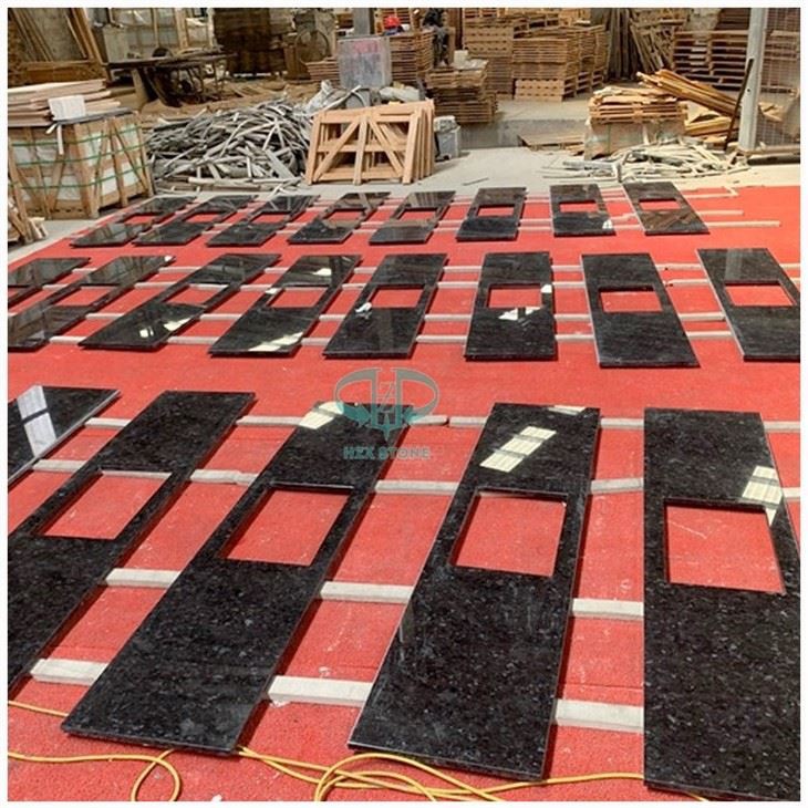 Angola Black Granite Kitchen Countertop