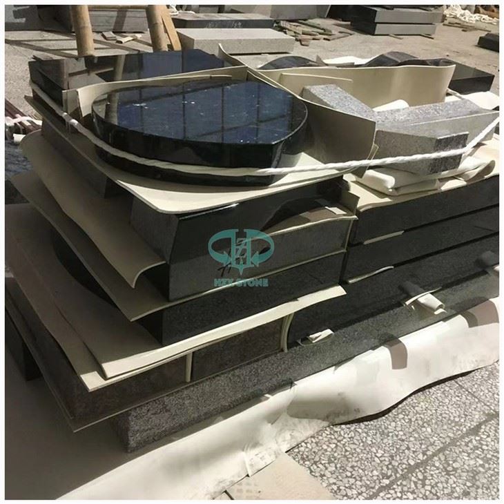 Black Granite Tombstone