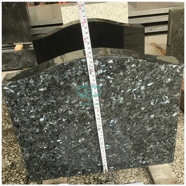 Blue Pearl Granite Color Headstone