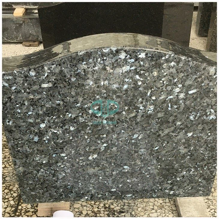 Blue Pearl Granite Headstone