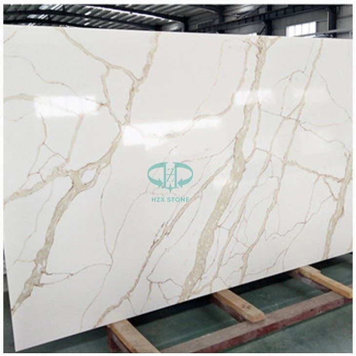 Calacatta Gold Quartz Kitchen Solid Surface