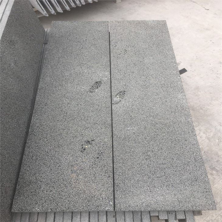 Cat Paw Holes Hainan Black Basalt Lava Stone Tiles