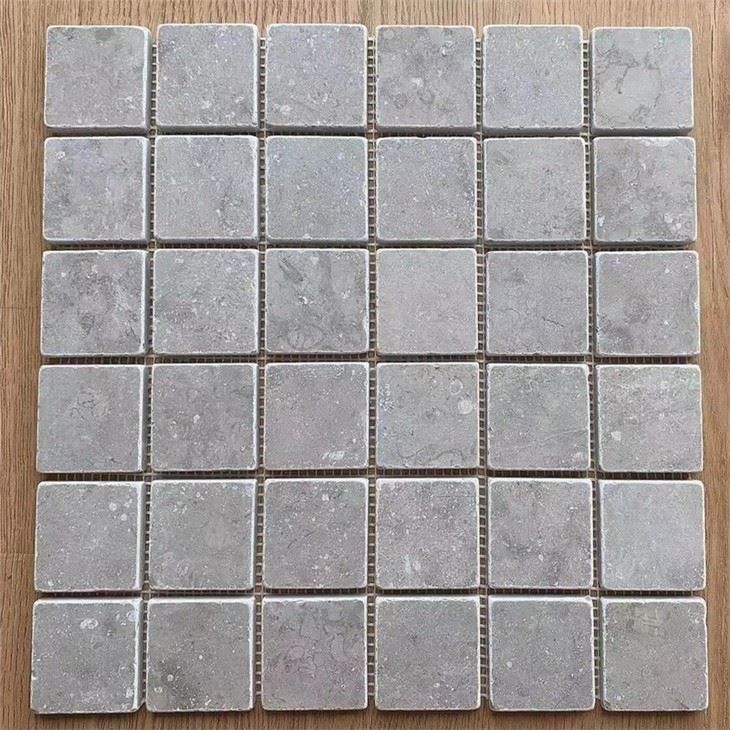 Cindy Grey Square Mosaic Tiles for showroom