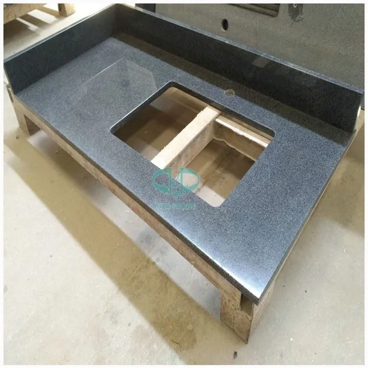 G654 Dark Gray Granite Vanity Tops