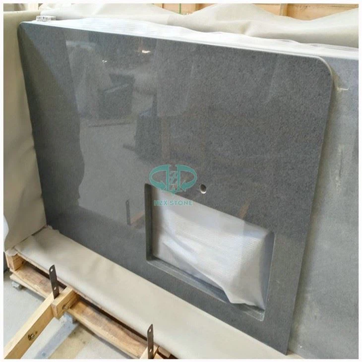 G654 Dark Gray Granite Island Tops
