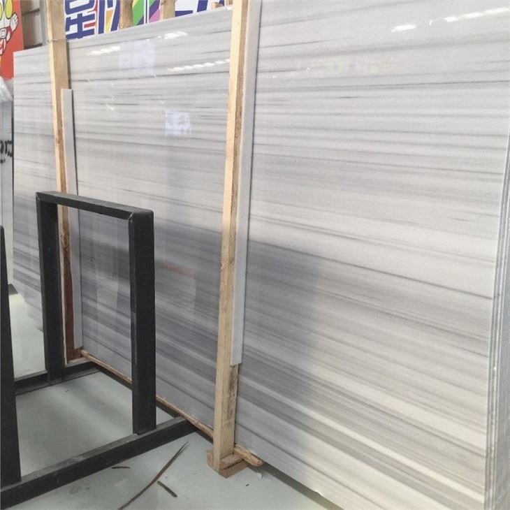 Eqvator White Straight Vein Marble