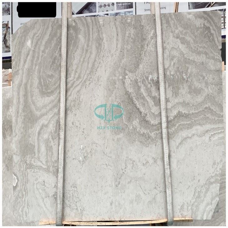 Polished Wooden Marble Slabs