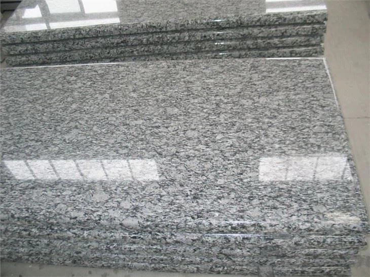 Sea Wave Spray White Grey Granite bench tops